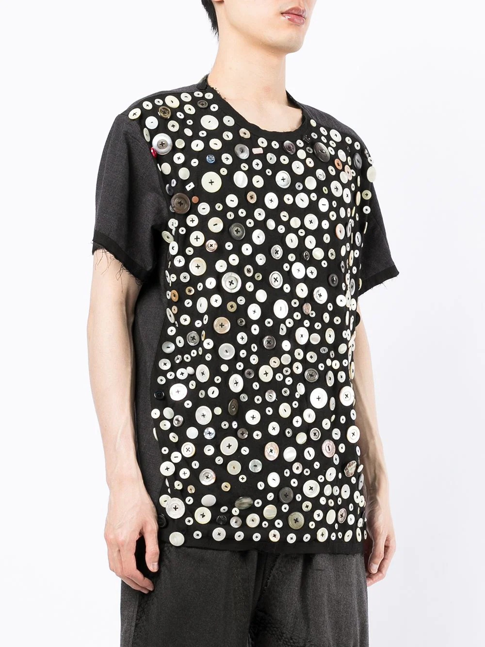 Tatum button-embellished T-shirt - 3