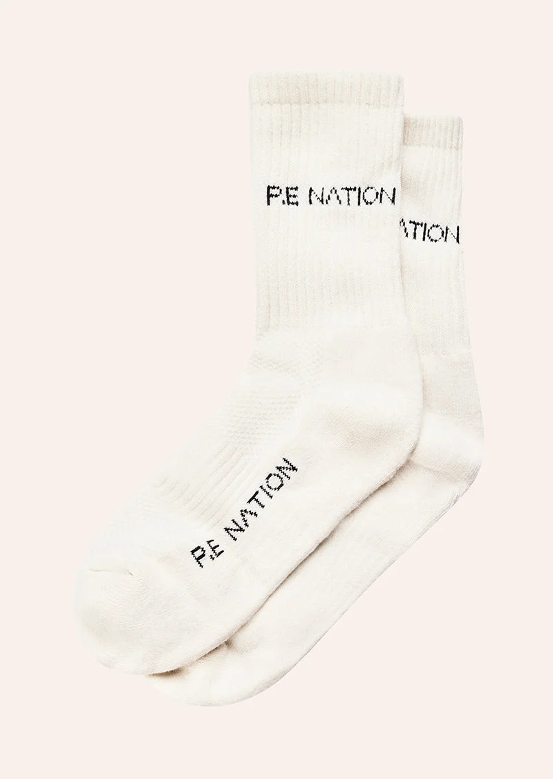 SIGNATURE SOCK IN WHISPER WHITE - 1