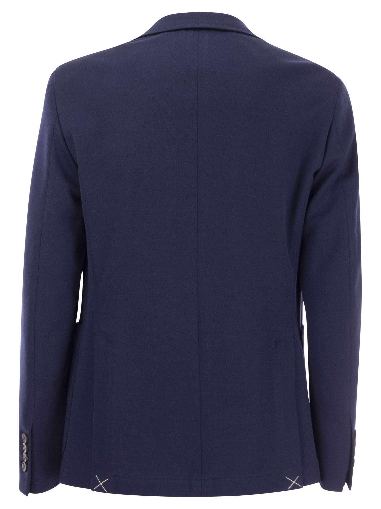 Peserico - Peserico Men Single-Breasted Blazer In Cotton Blend - 2
