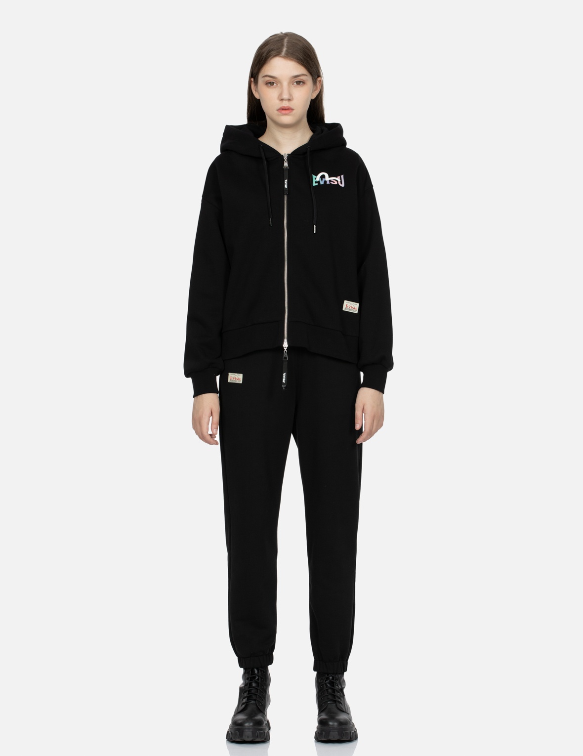 IRIDESCENT DAICOCK ZIP-UP FASHION FIT HOODIE - 6