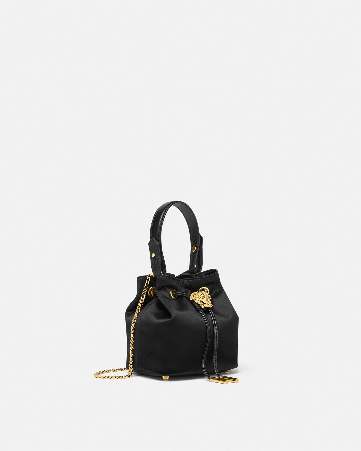 La Medusa Satin Mini Bucket Bag - 2