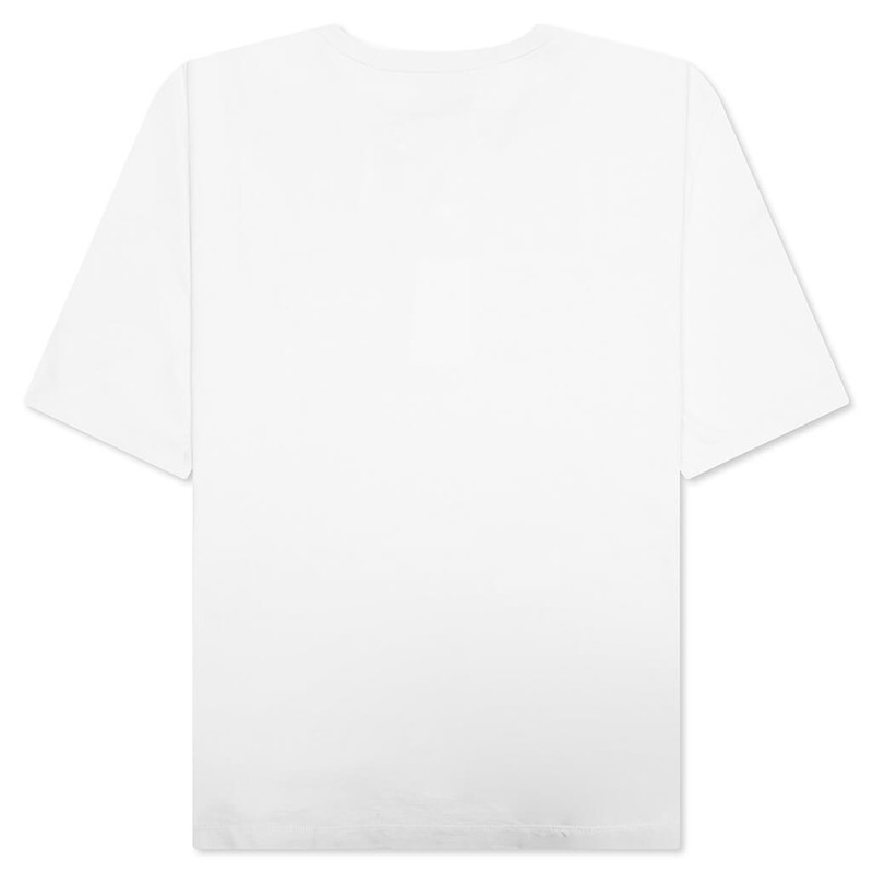 Maison Margiela EMBROIDERED LOGO T-SHIRT - ECRU outlook