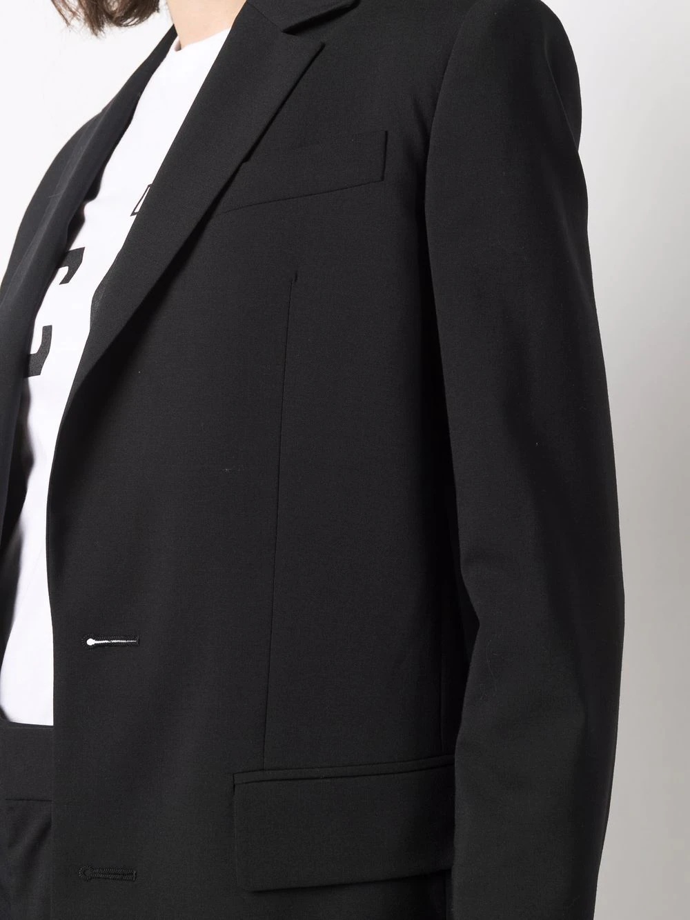 wide-leg two-piece suit - 5