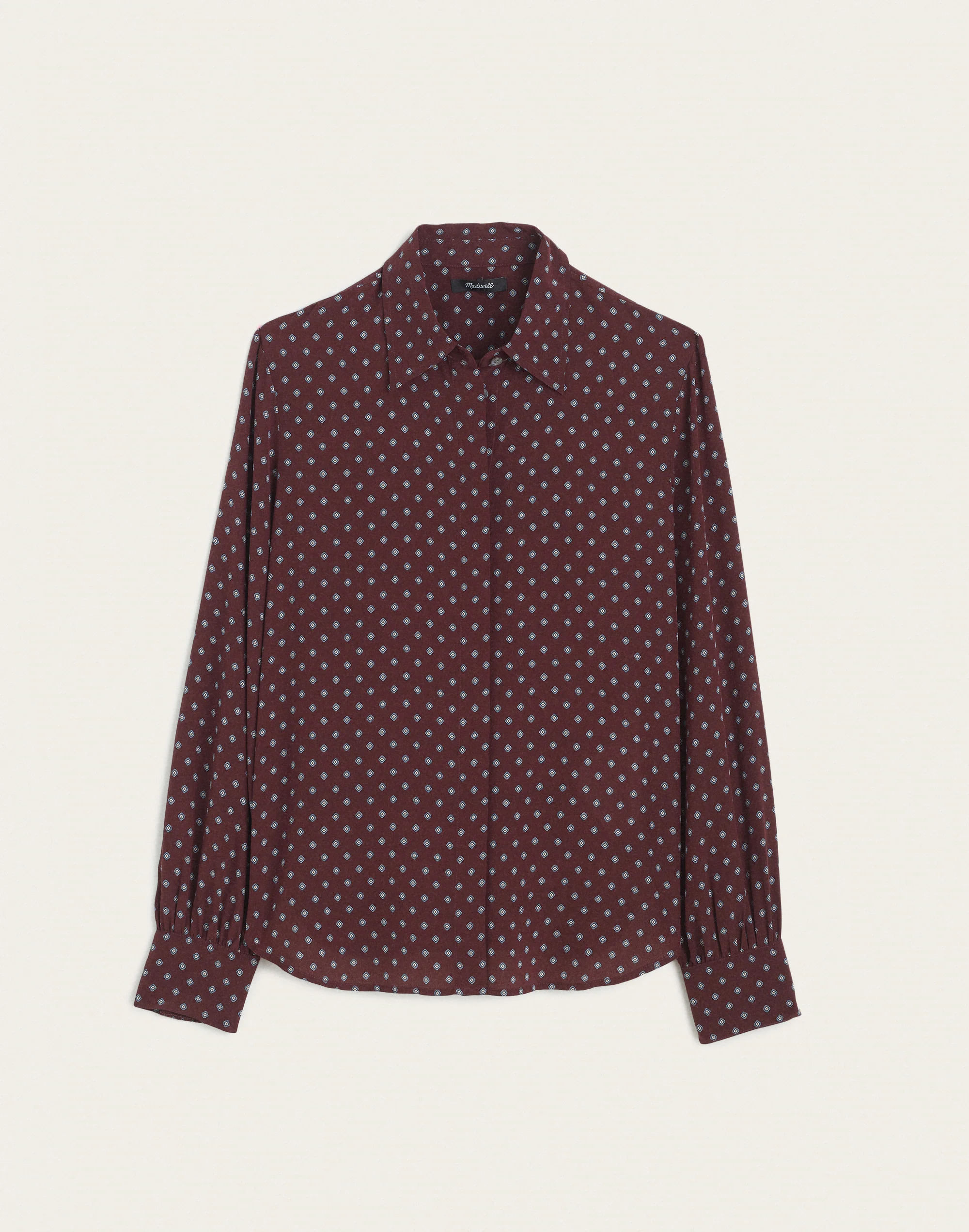 Silk Button-Up Shirt - 1