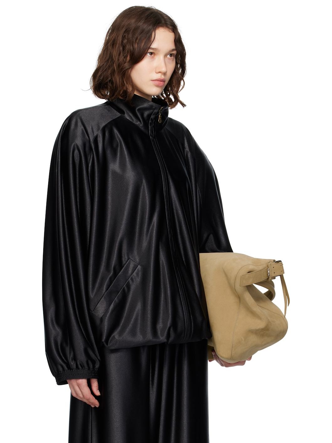 Black Chic Tracksuit Jacket - 2