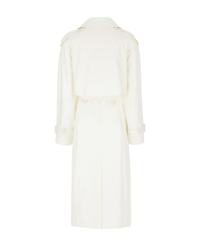 Burberry Ivory Silk Trench outlook