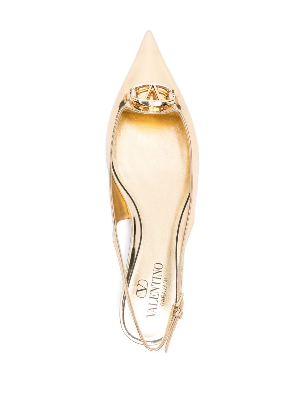 25mm VLogo slingback pumps - 4