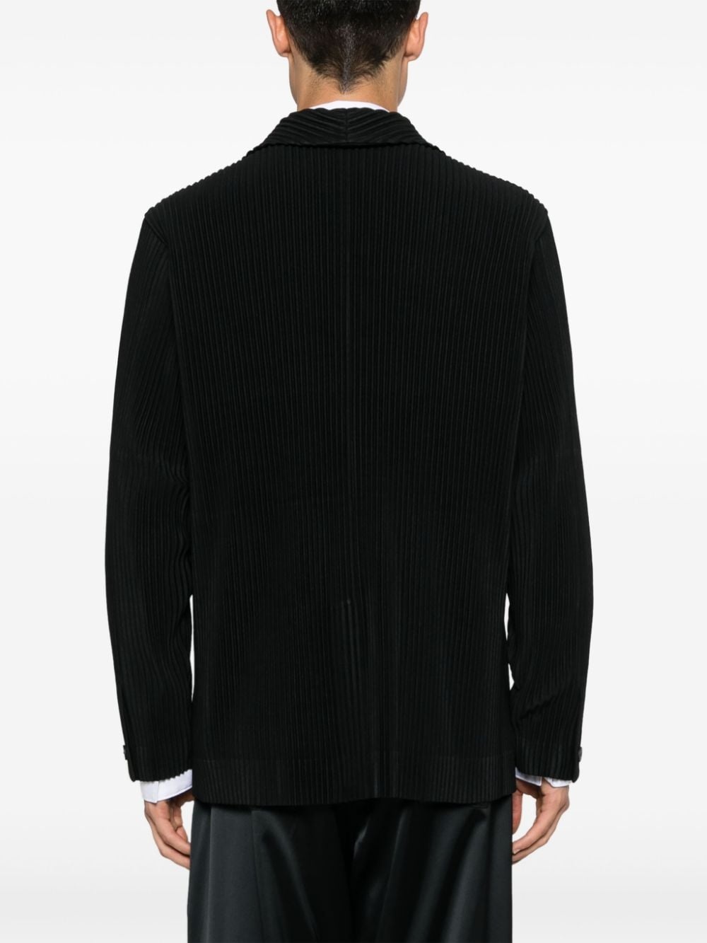plissé blazer - 4