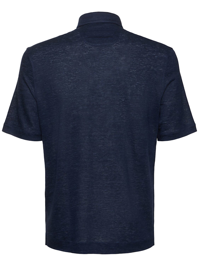 Oasi linen polo - 4