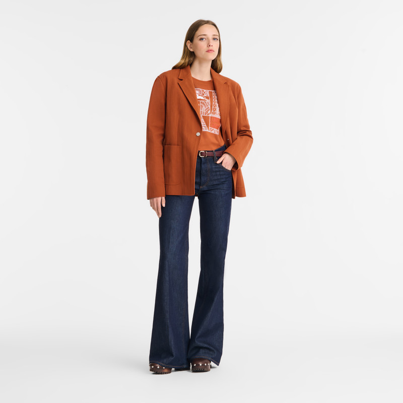 Longchamp Jacket Marmalade - Cotton outlook