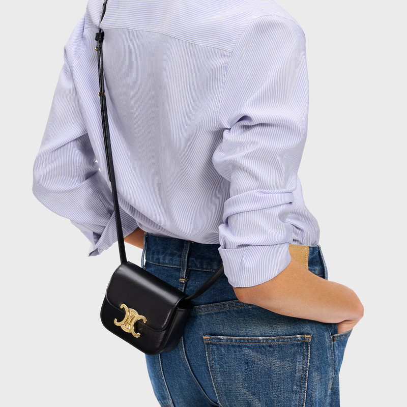 CELINE MINI CLAUDE in Shiny calfskin outlook