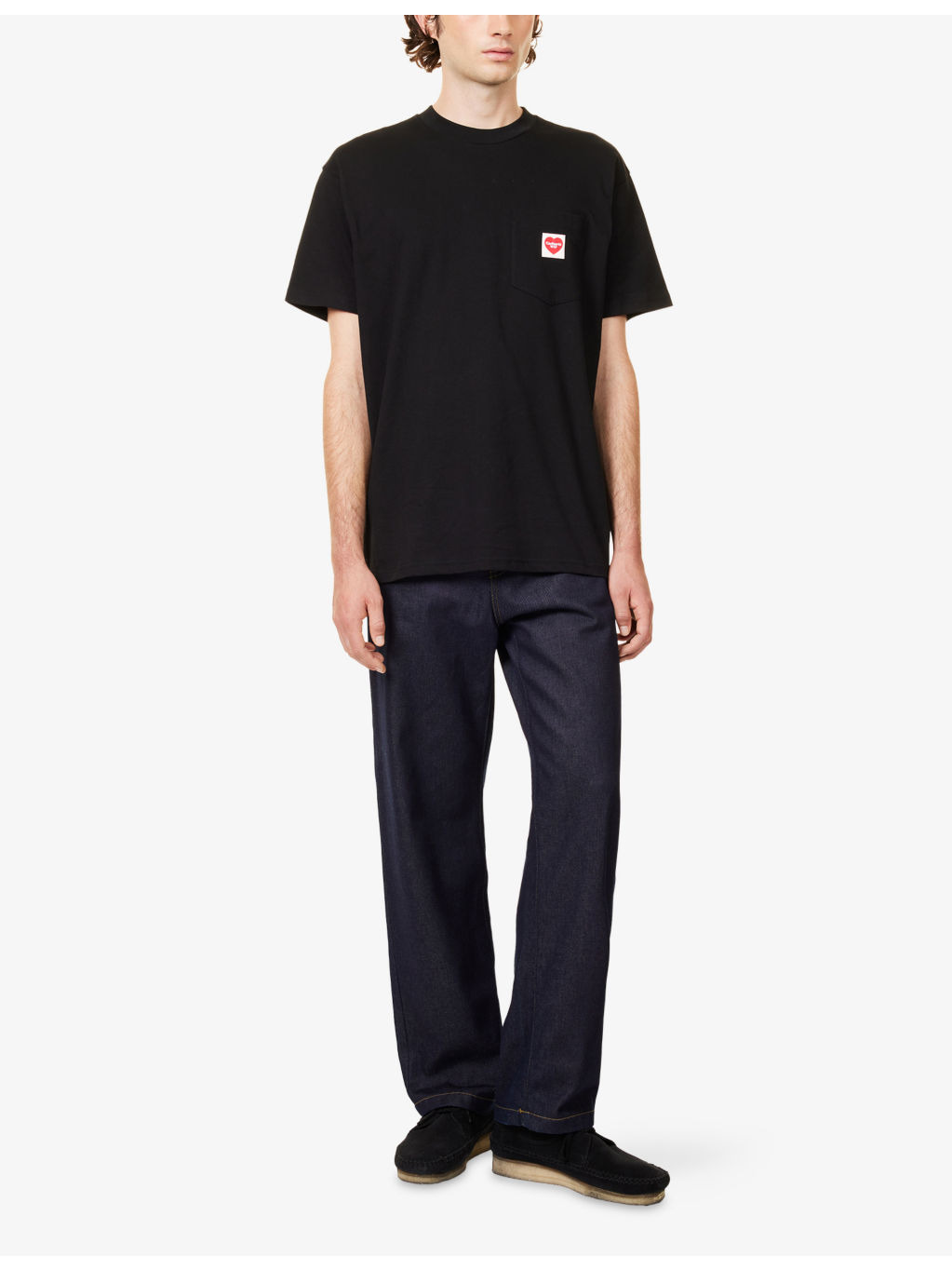 Logo-Patch Patch-Pocket Cotton T-Shirt - 2