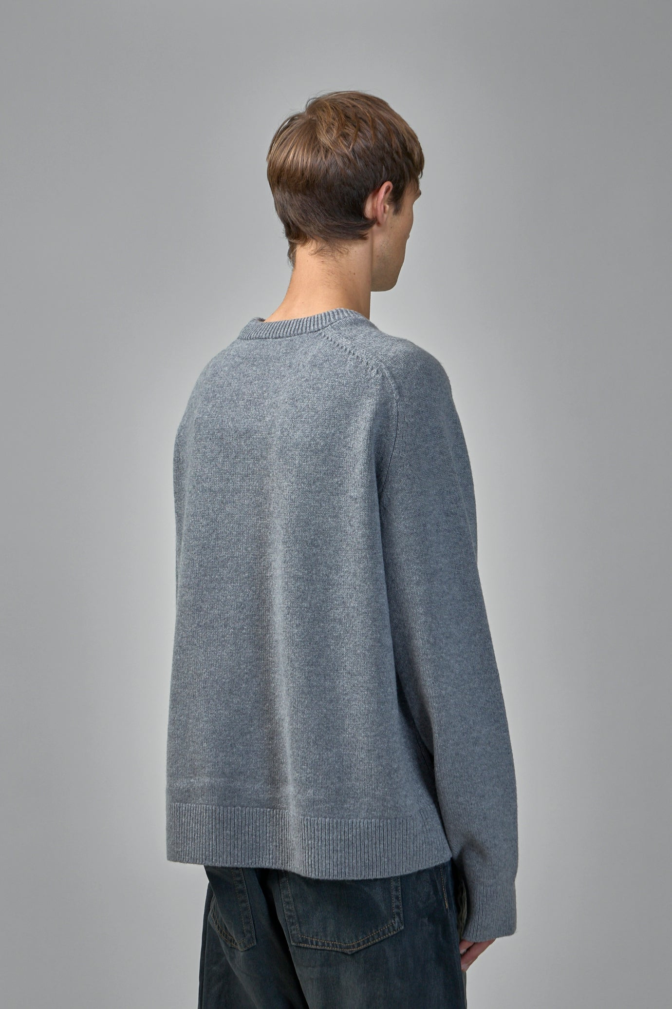 Wool V-Neck Sweater - 3