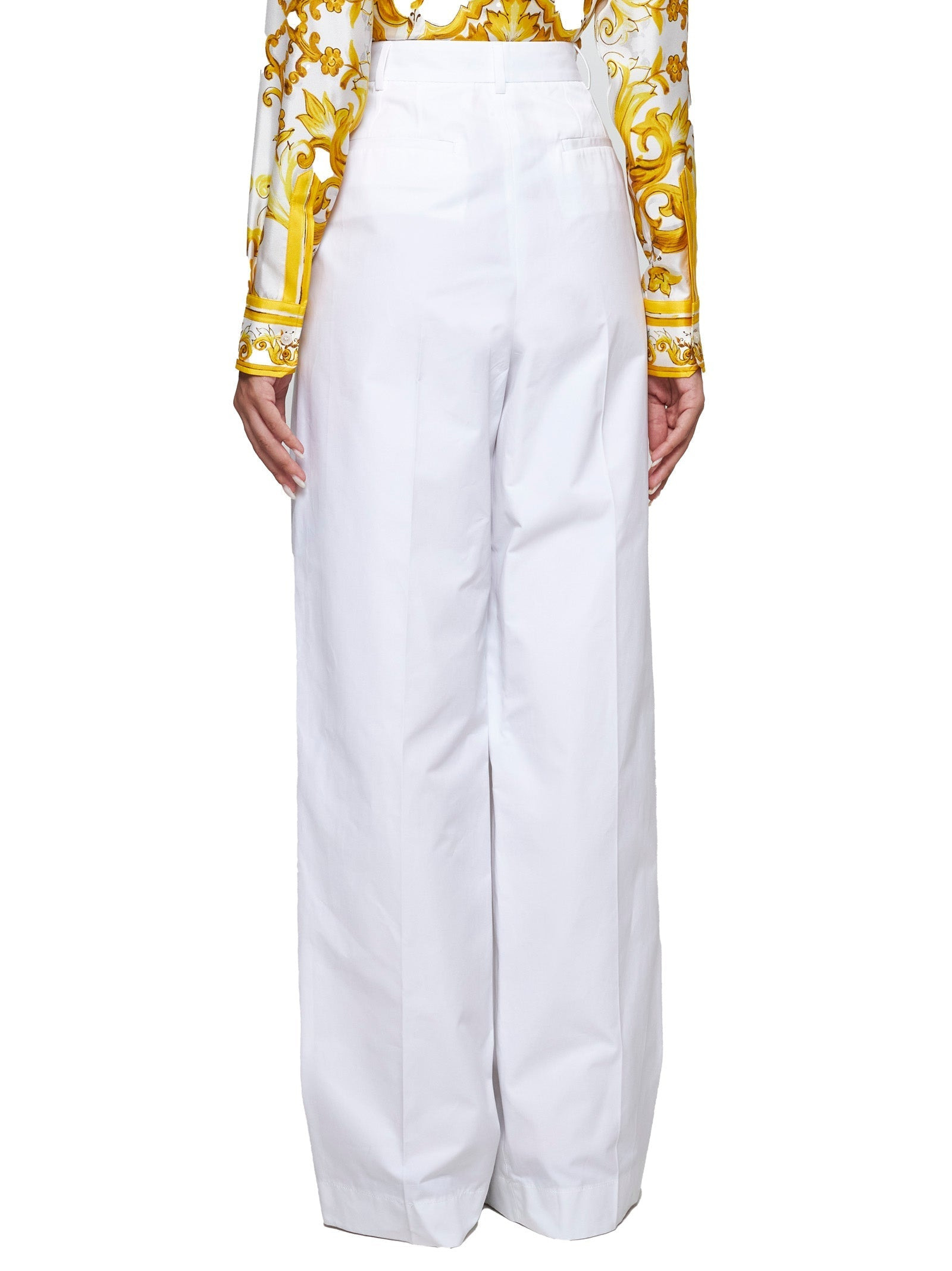Dolce & Gabbana Women Cotton Wrap Trousers - 3