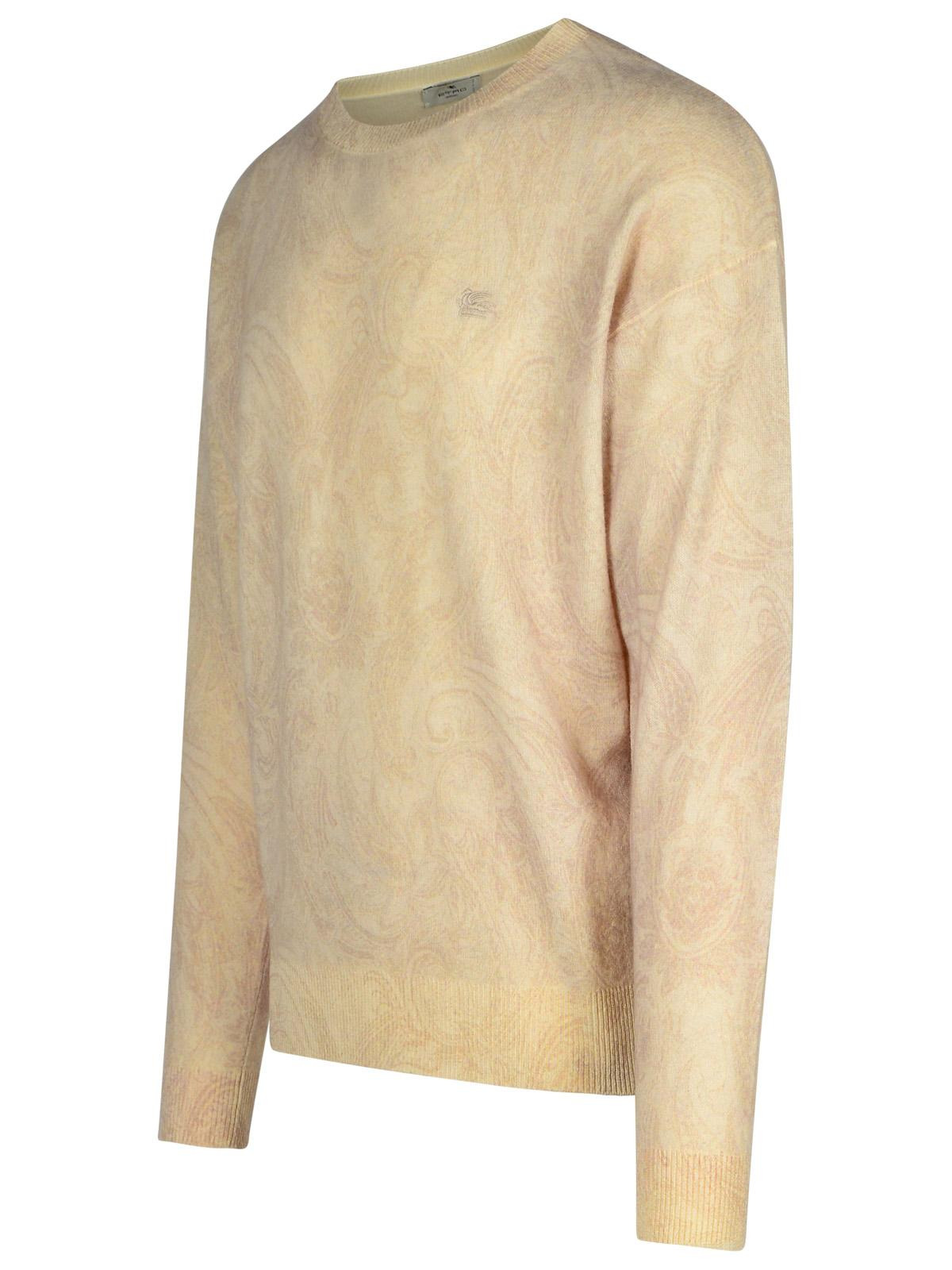 Etro 'Paisley' Ivory Wool Sweater Men - 2