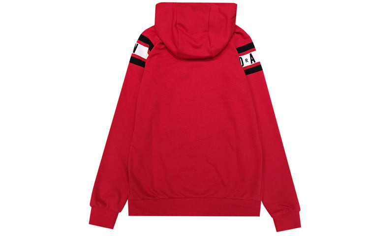 Air Jordan Knit Breathable Athleisure Casual Sports Jacket Red CU2775-687 - 2
