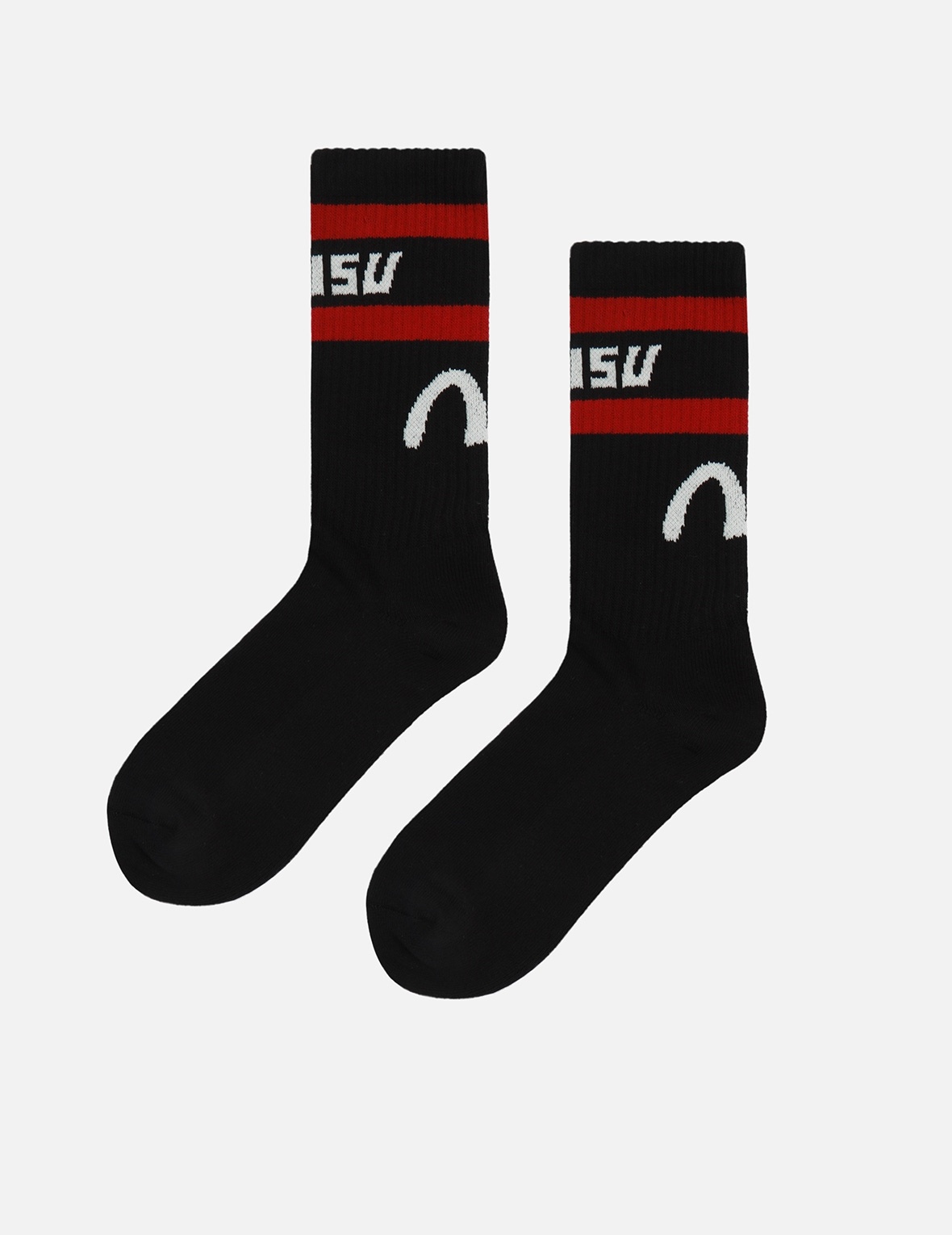 THREE-PACK SEAGULL AND LOGO JACQUARD LONG SOCKS - 3