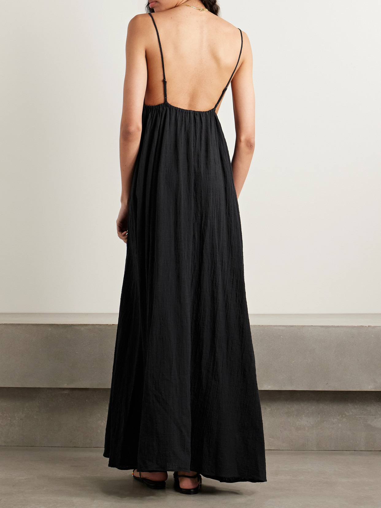 Hanna Cotton-gauze Maxi Dress - 3