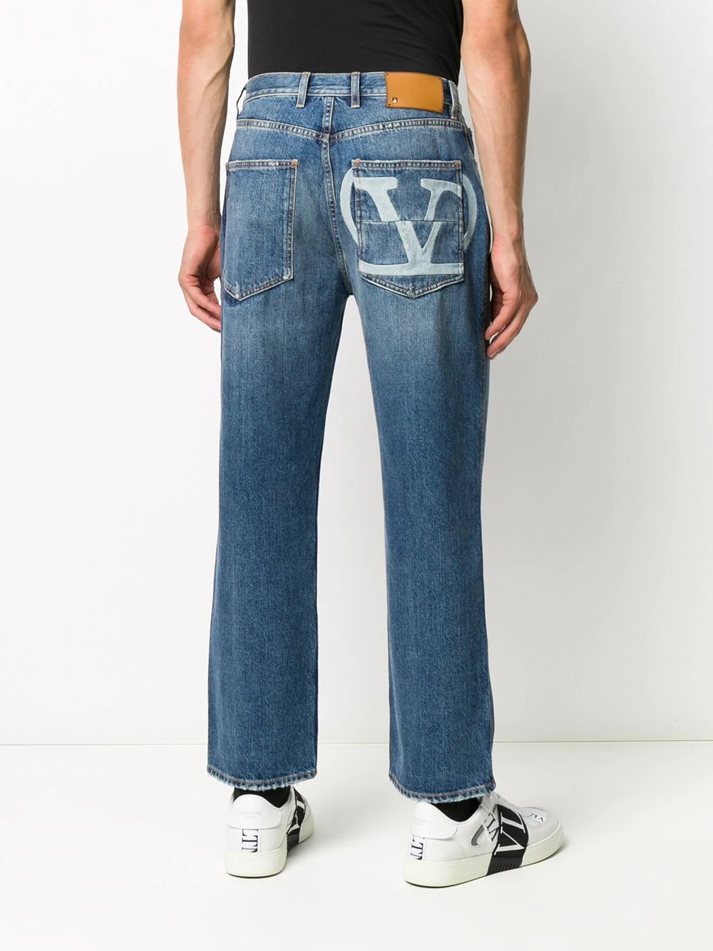 VLOGO straight-leg jeans - 4