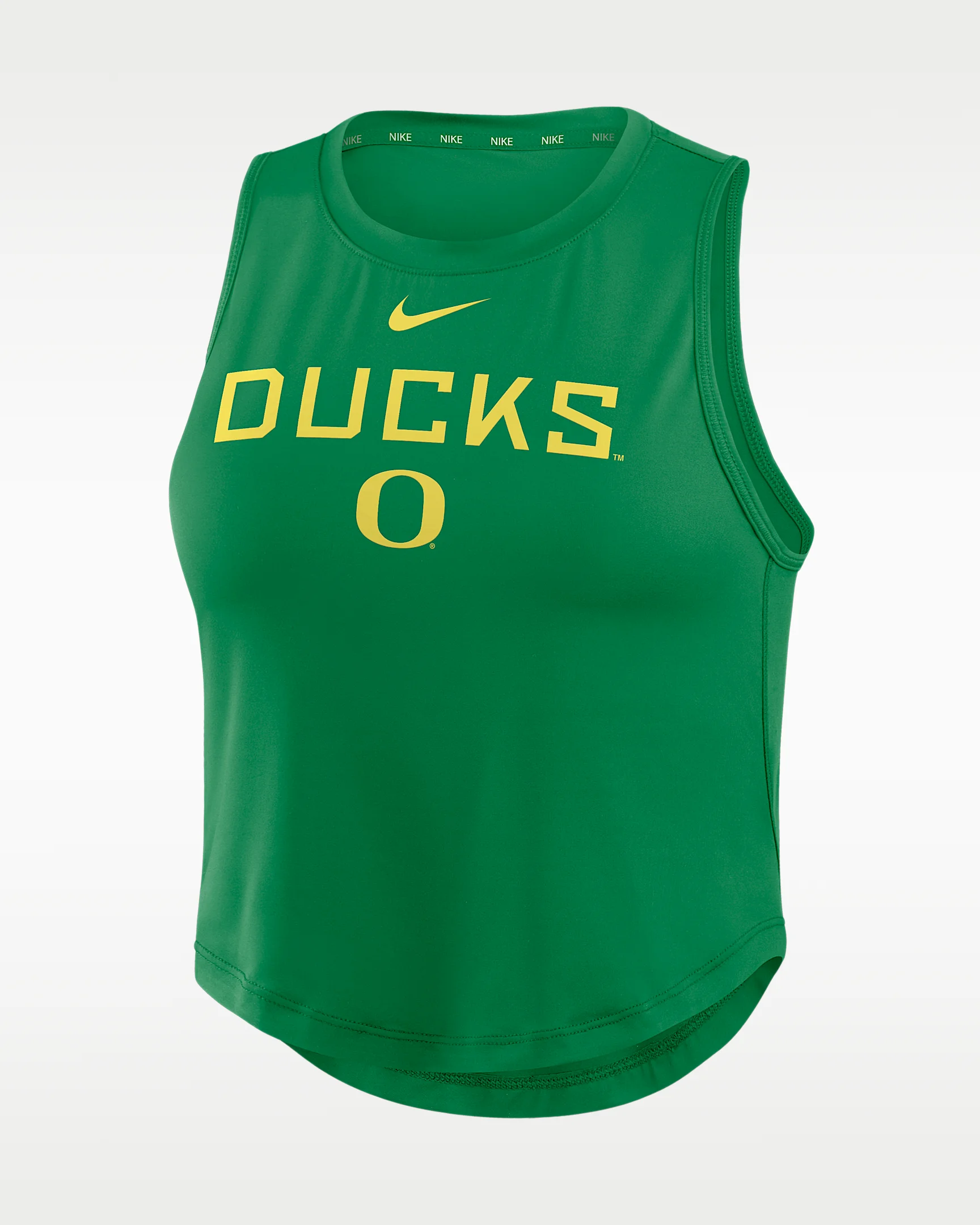 Oregon One Women's Nike Dri-Fit Cropped Tank Top - 1