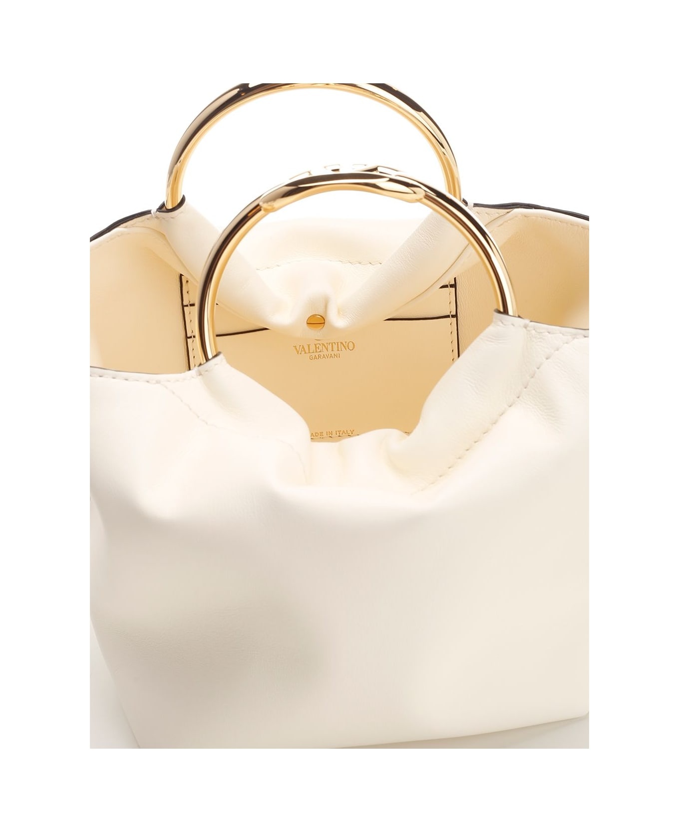 Mini Ivory Nappa Tote - 4