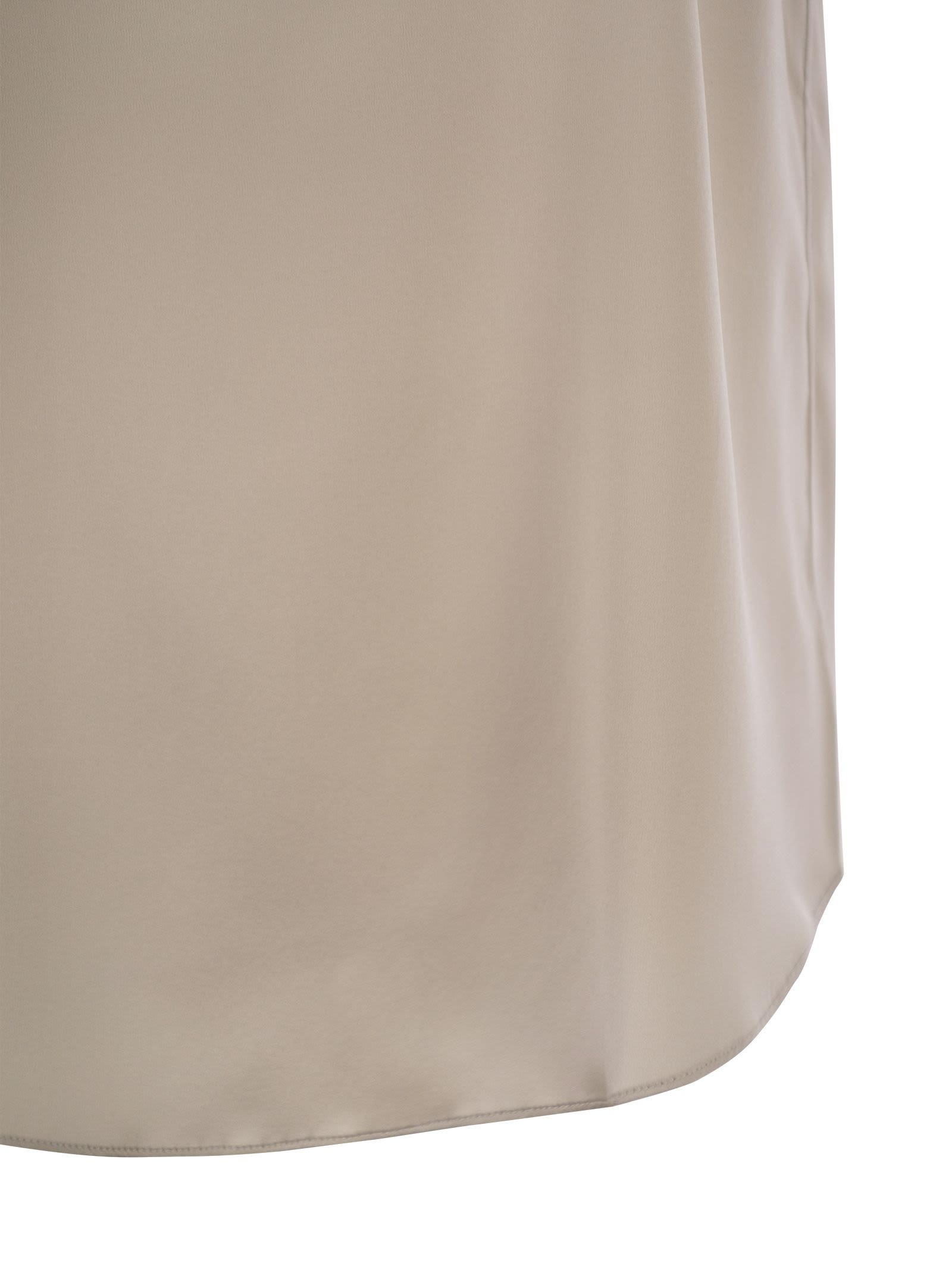 Brunello Cucinelli Women Stretch Silk Satin Top - 4