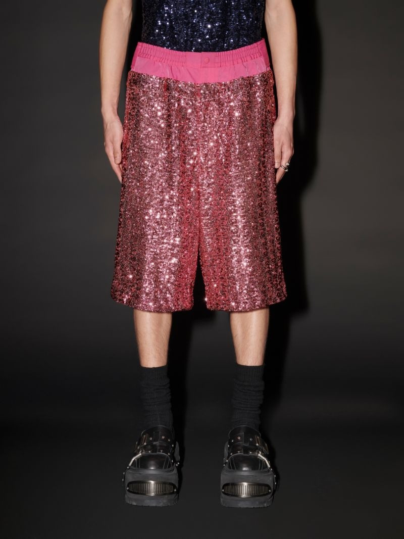 WAIST LAYER SEQUIN SHORTS 3