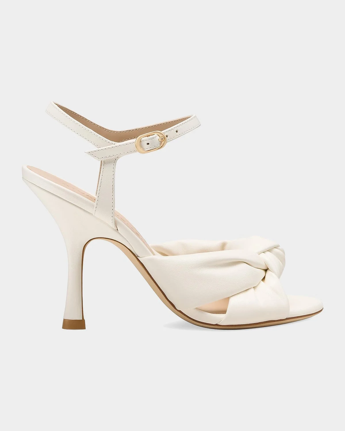 100mm Soplaya Leather Ankle-Strap Sandals - 1