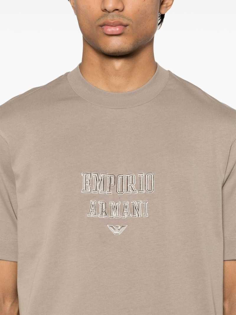 logo-embroidered T-shirt 4