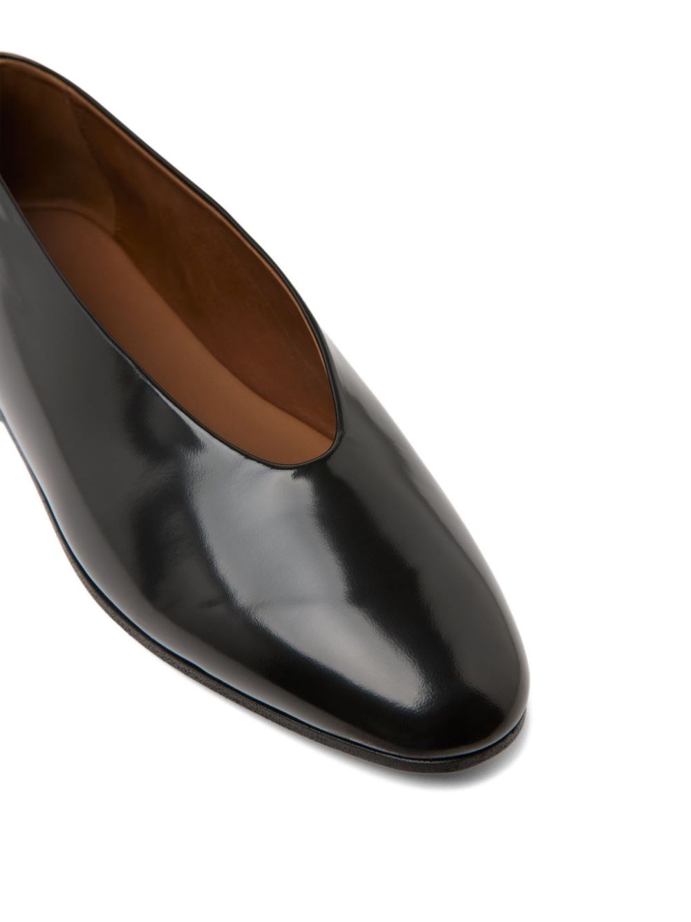 patent-leather ballet flats - 4