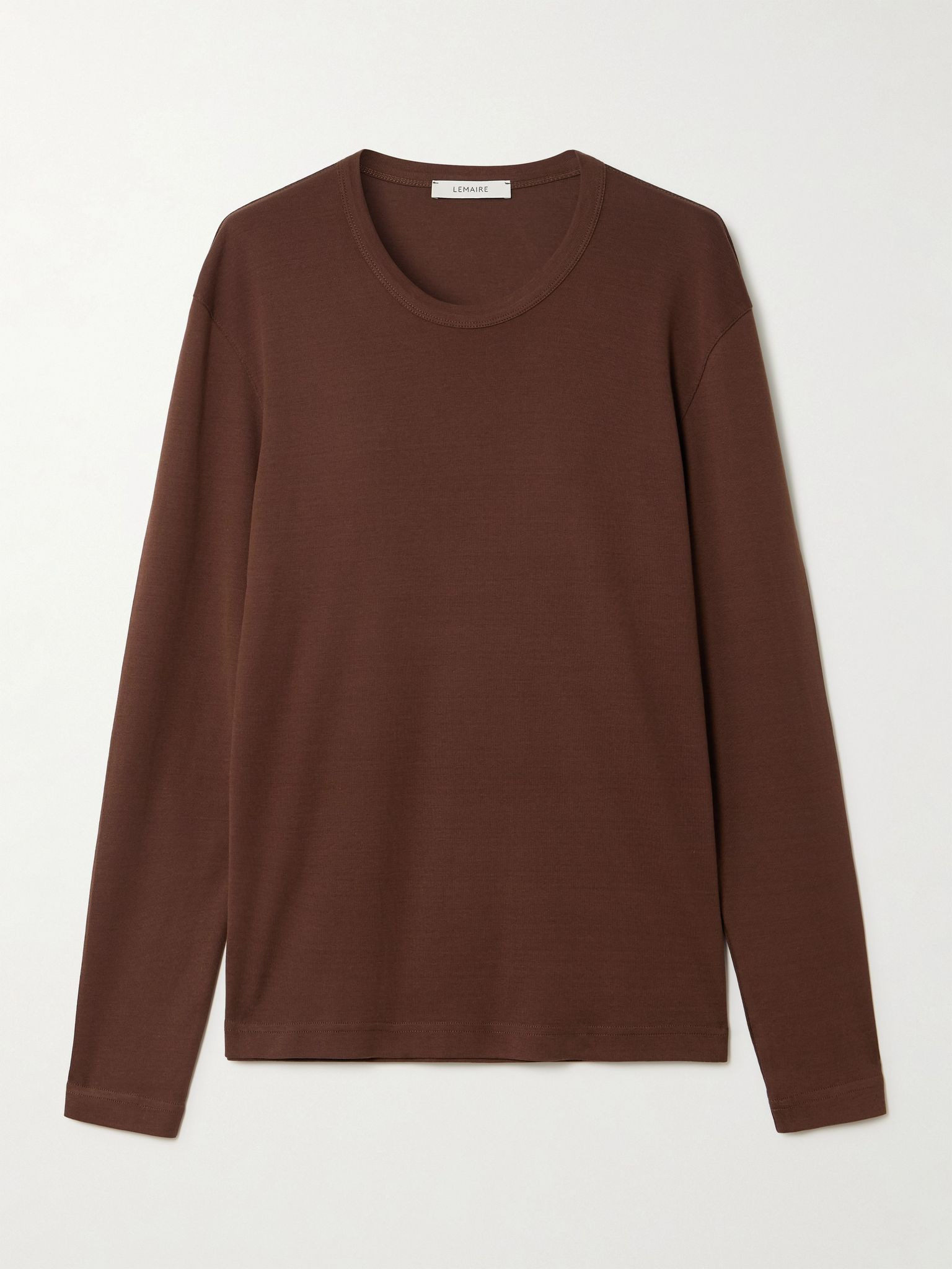 Cotton-jersey T-shirt Brown - 1