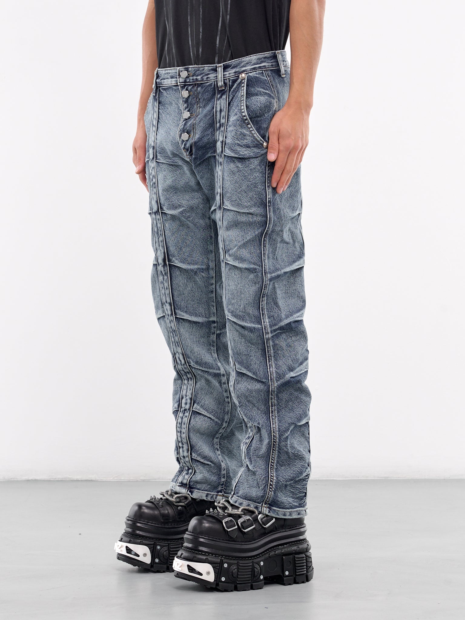 Line GOB Denim Pants - 2