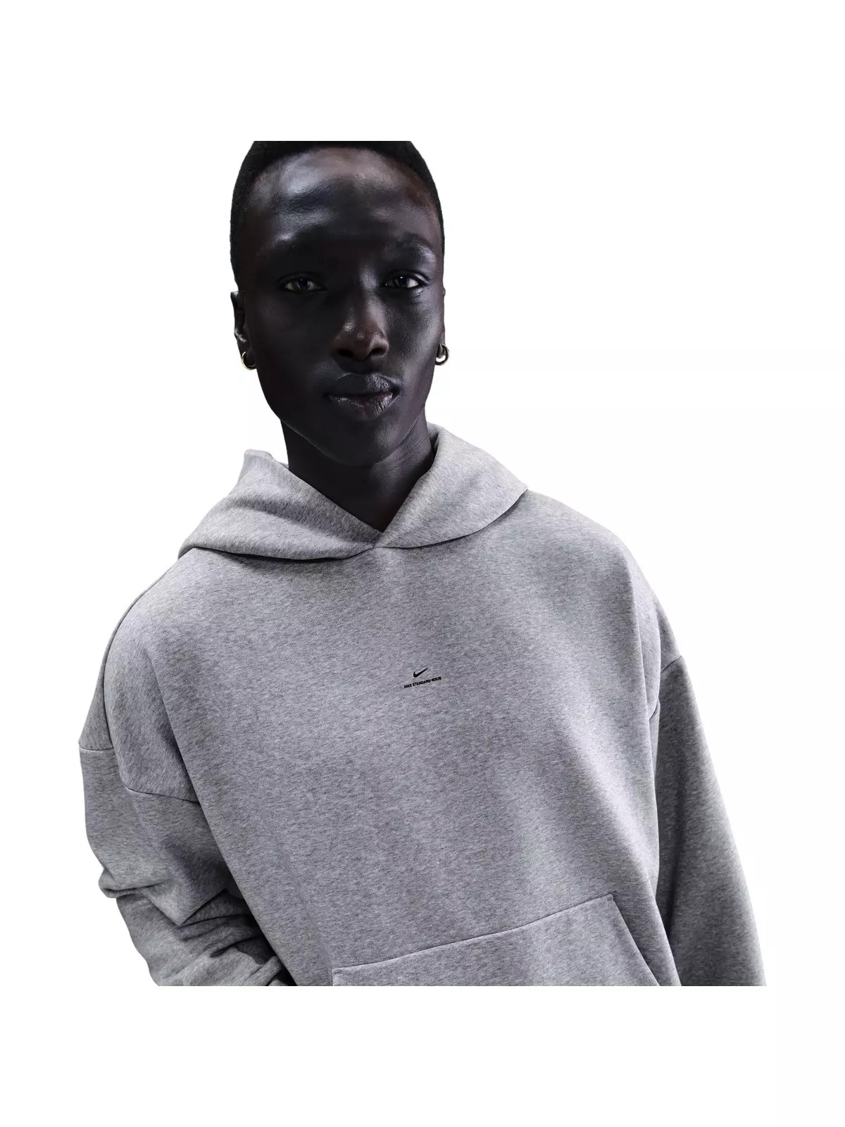 Men's Therma-FIT Brushed Pullover Hoodie - Grey - 3