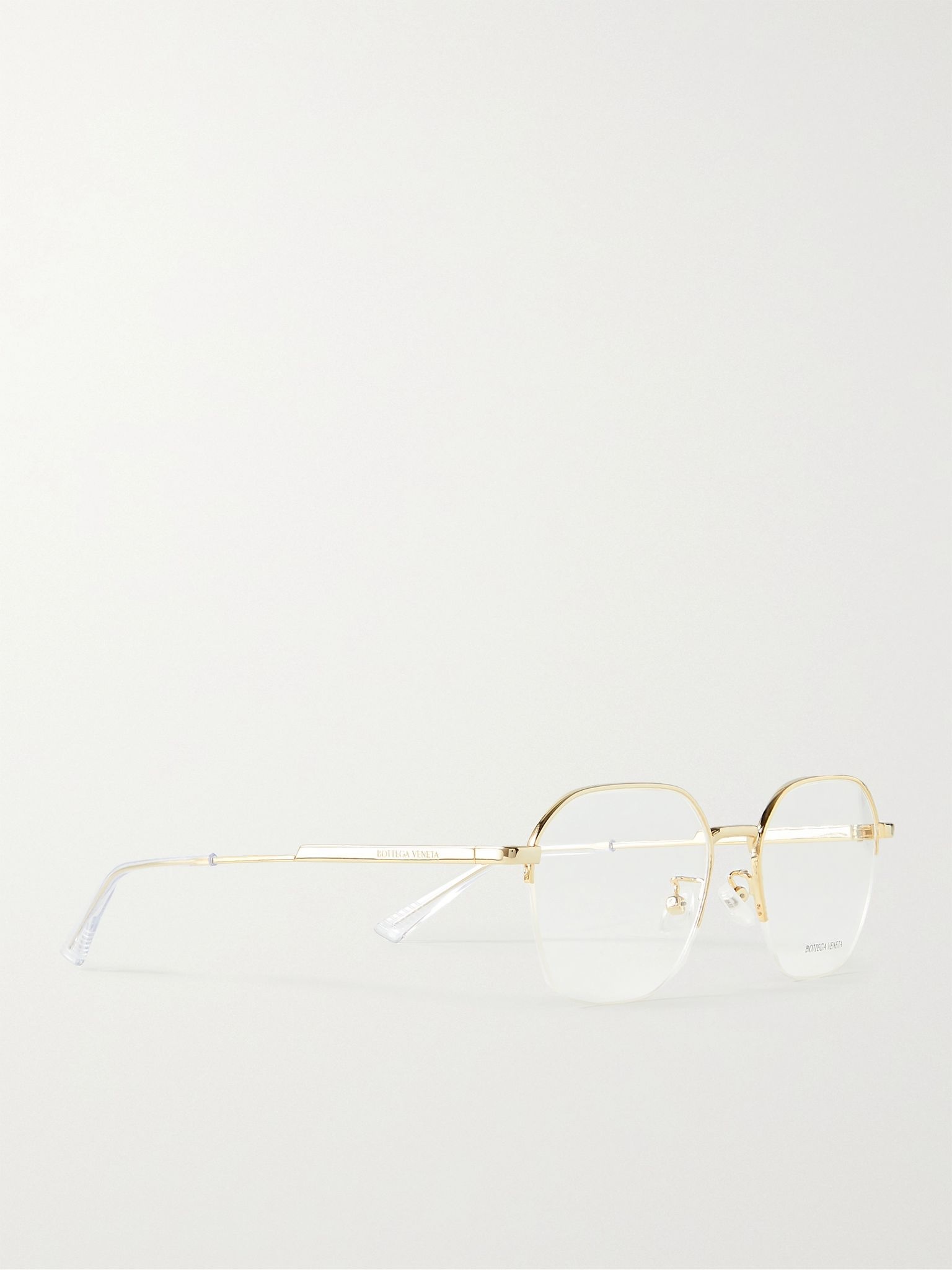 Round-Frame Gold-Tone Optical Glasses - 2