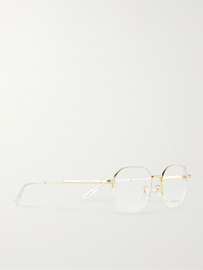 Bottega Veneta Round-Frame Gold-Tone Optical Glasses outlook