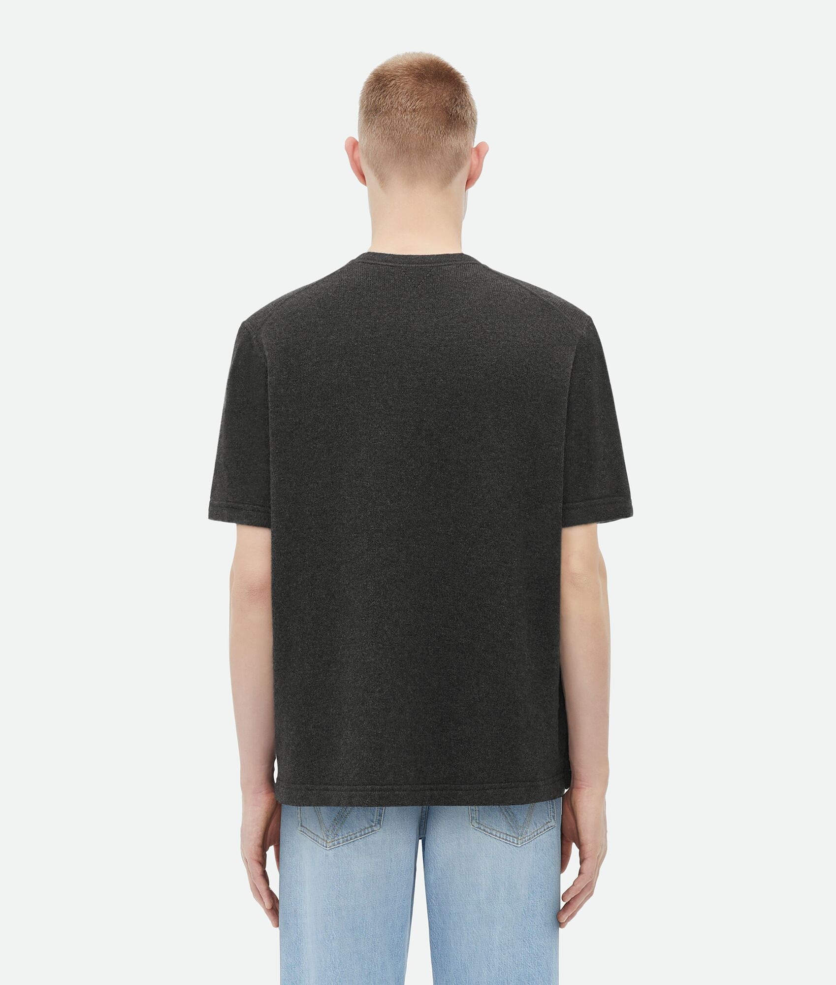 Relaxed Fit Cashmere T-Shirt - 3