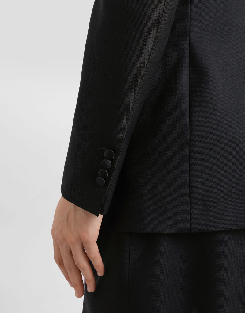Double-breasted jacket inwool gabardine 5