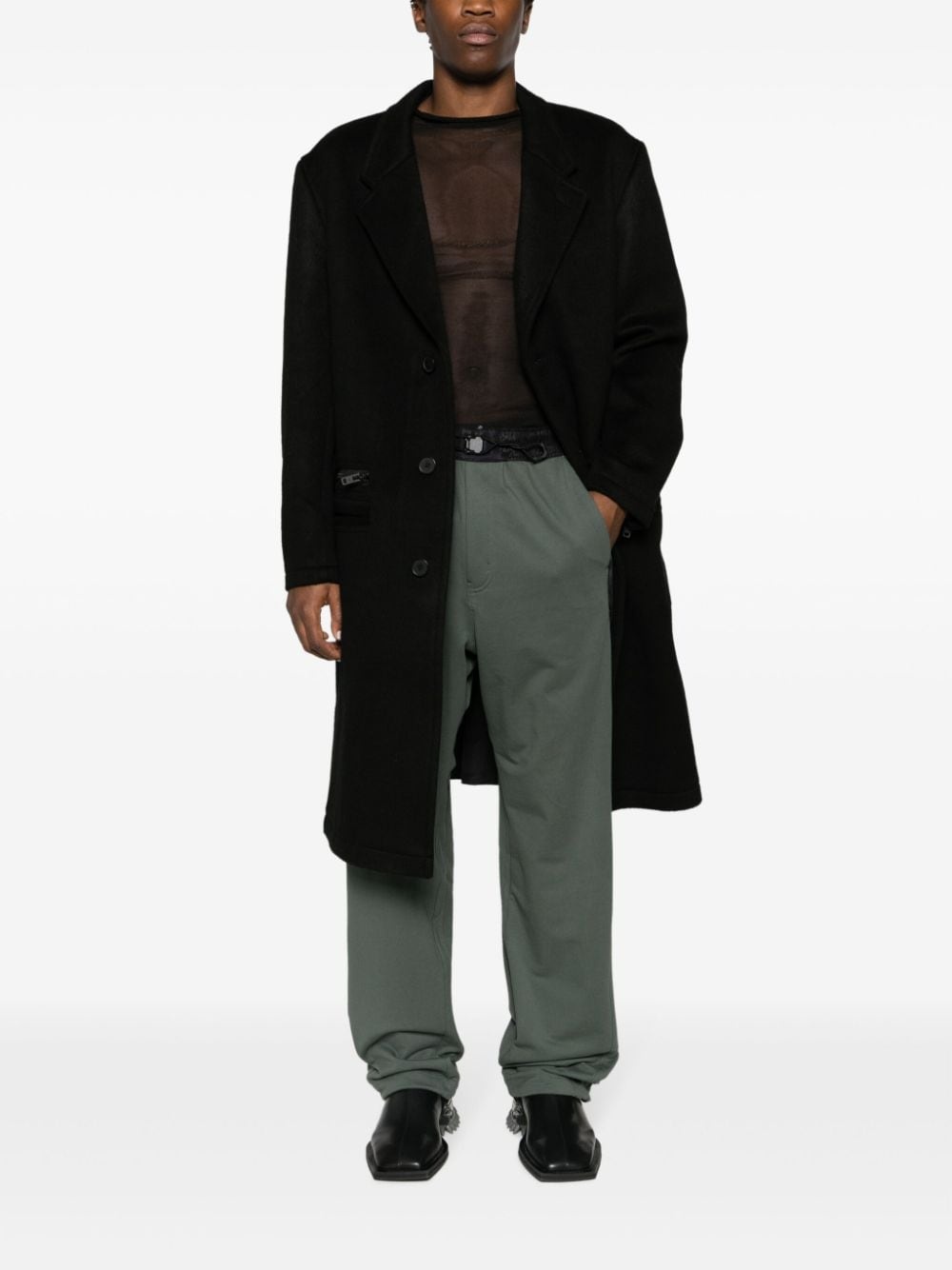 x Adidas tailored single-breasted coat - 2
