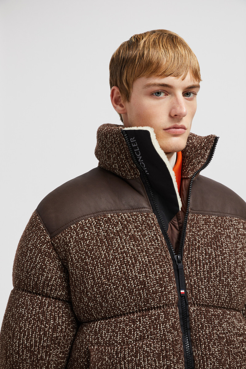 Kochel Wool & Shearling Short Down Jacket 4