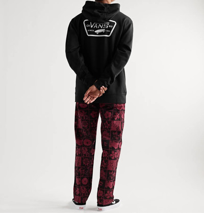 Vans Logo-Print Fleece-Back Cotton-Blend Jersey Hoodie outlook