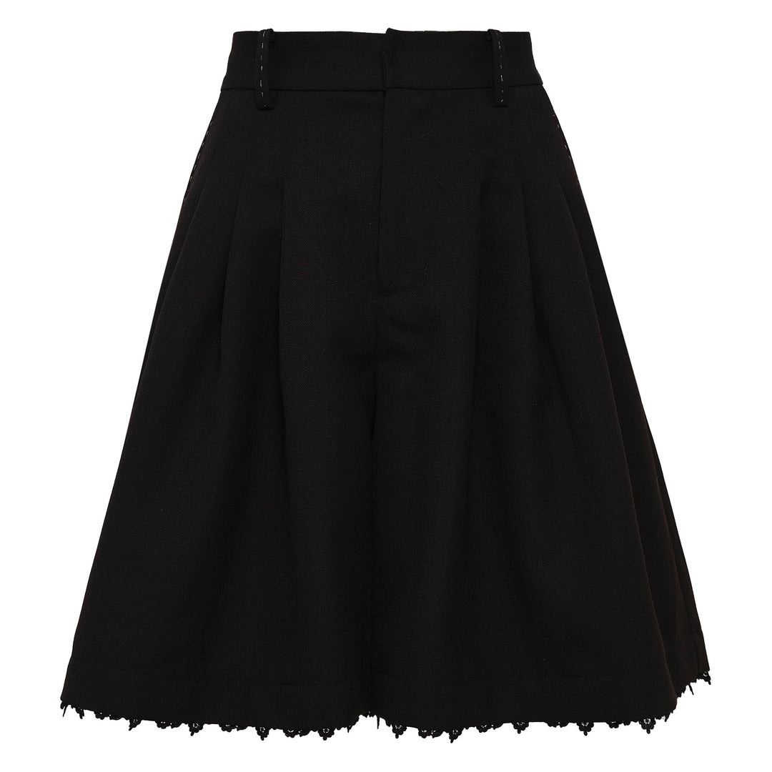 Wool Boxy Cropped Coat - 1