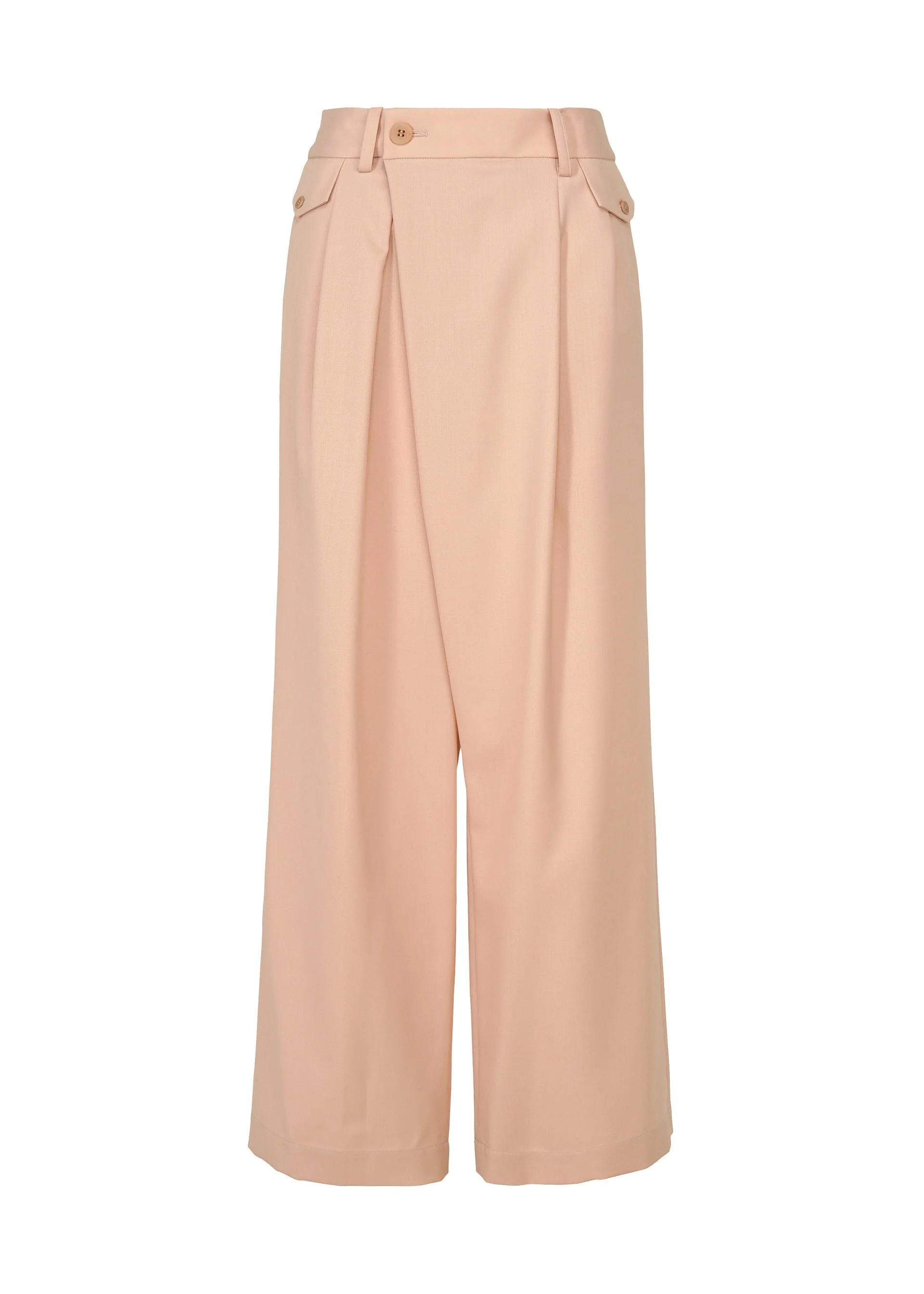 LUSTROUS WOOL PANTS - 1