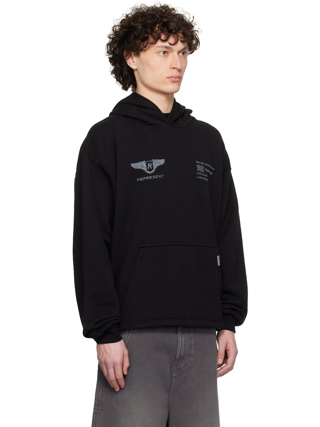 Black 'Team Rep' Hoodie - 2