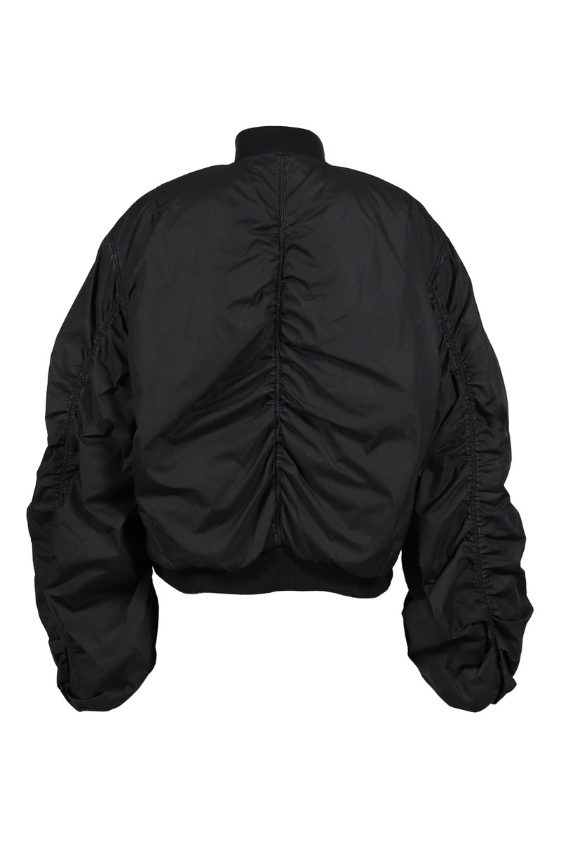 We11done BLACK WASHED NYLON BOMBER / BLK outlook
