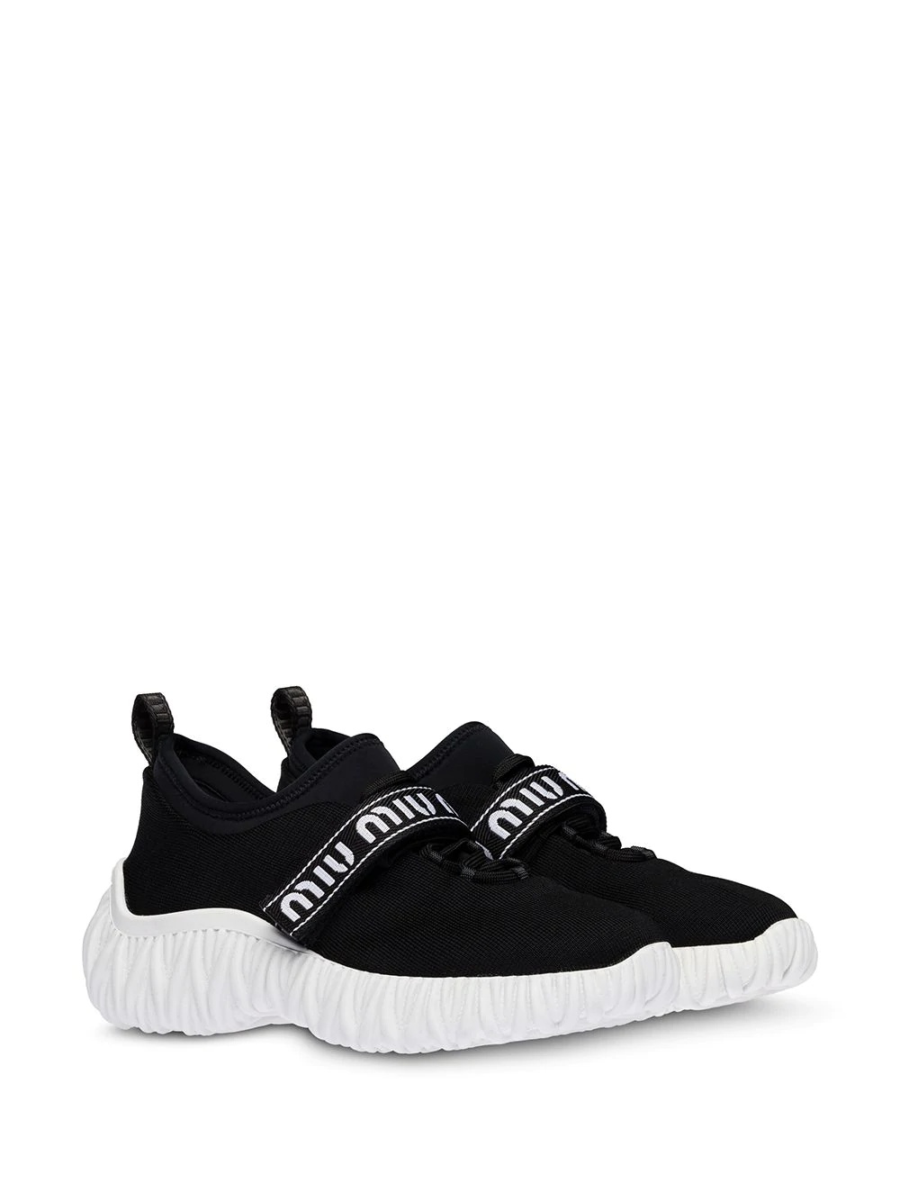 stretch knit sneakers - 2