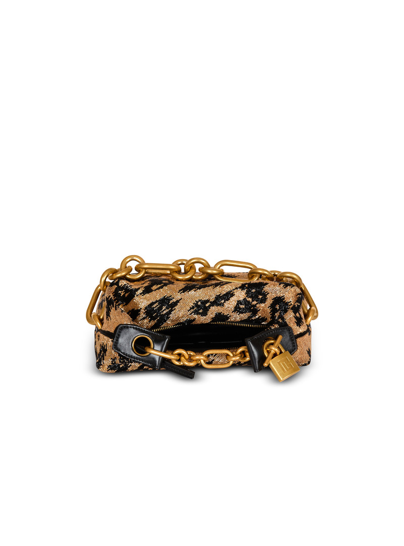 Sync Mini leopard pattern embroidered bag 6