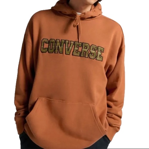 Converse Elevated Logo Graphic Hoodie 'Dark Orange' 10025629A03 - 1