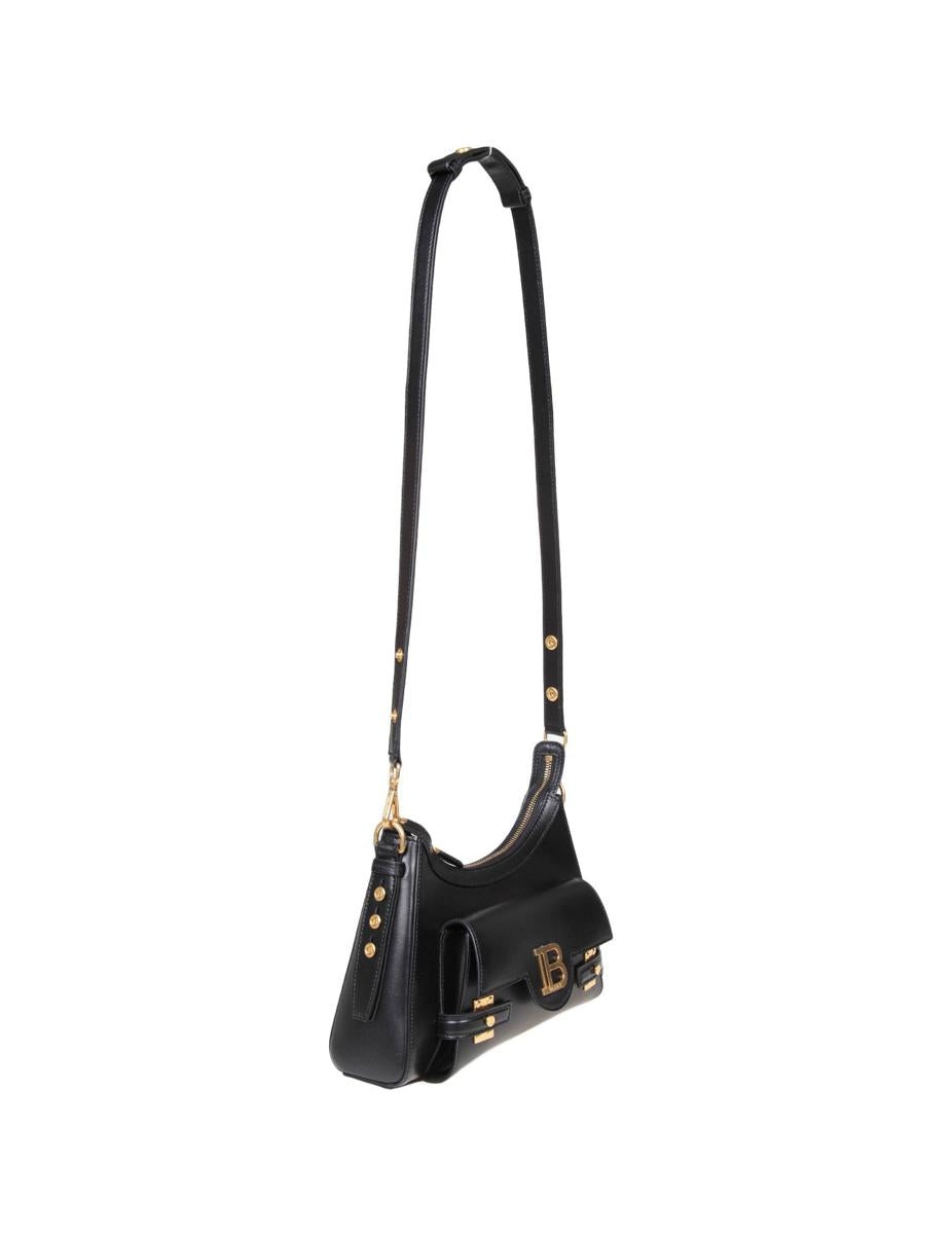 BALMAIN LEATHER SHOULDER BAG - 2