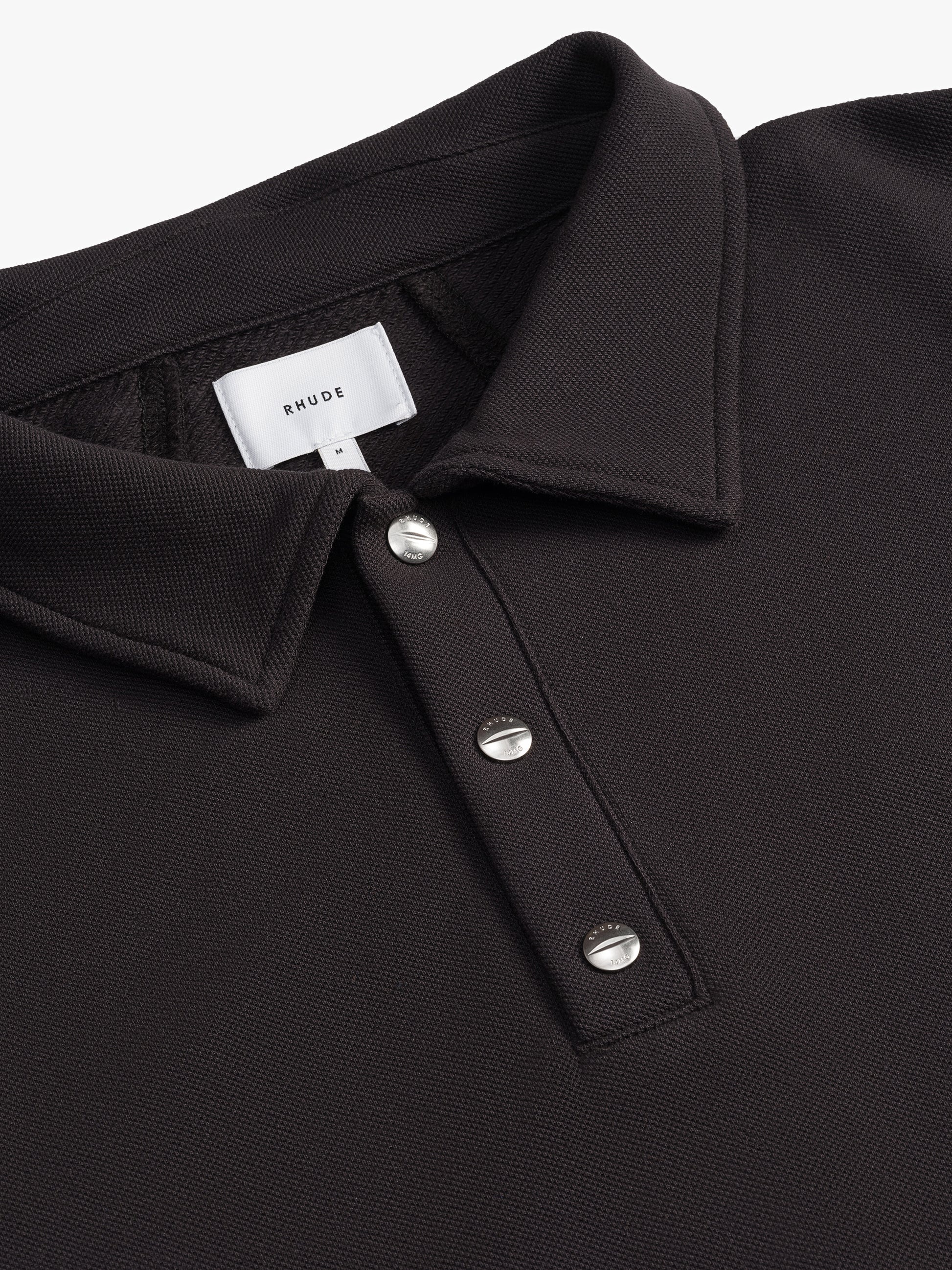 PIQUE SNAP SHORT SLEEVE POLO - 3