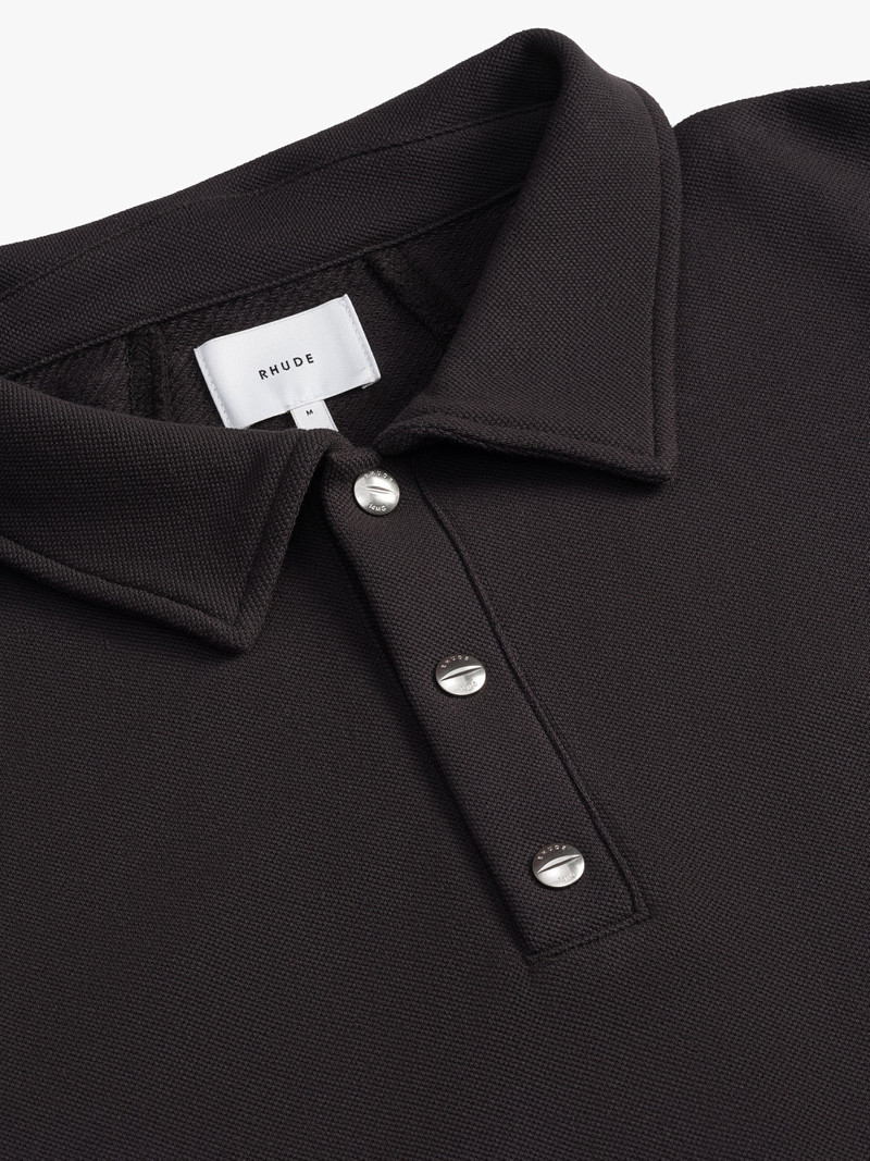 PIQUE SNAP SHORT SLEEVE POLO 3